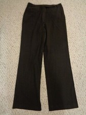 Women's ANN TAYLOR LOFT brown stretch slacks pants, 8