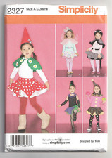 Simplicity 2327 Girls Dance Costume Halloween Fairy 3-4-5-6-7-8 Sewing Pattern