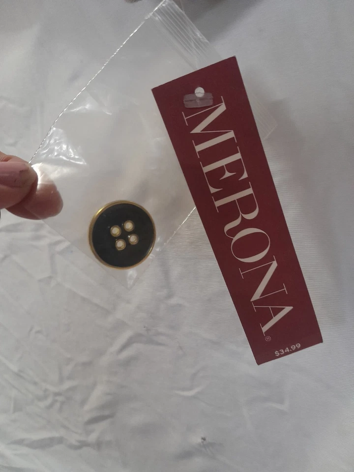 Merona Blazer Jacket Women Sz 4 Black/White Houndstooth Single Breasted NWT - Image 4 of 4