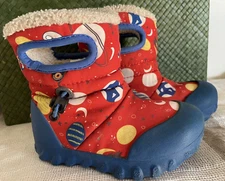 Bogs B-Moc SPASE Insulated Faux Fur Waterproof Boots INFANTS Size US 8