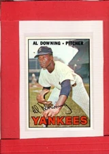 1967 Topps #308 Al Downing NM Near Mint Yankees ID:58058