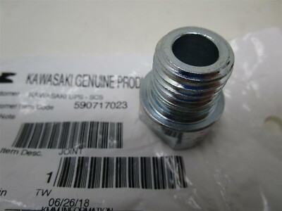 Adattatore Scarico Olio Kawasaki Originale Con Spina E O-Ring Per Motori FR E FS (59071-7023)