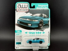 Auto World 1991 Mitsubishi Eclipse GSX Tennessee Blue 64502 B 1/64