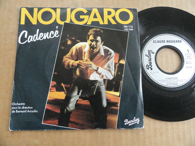 CLAUDE NOUGARO 45T SCHEIBE '' CADENCE ''   
