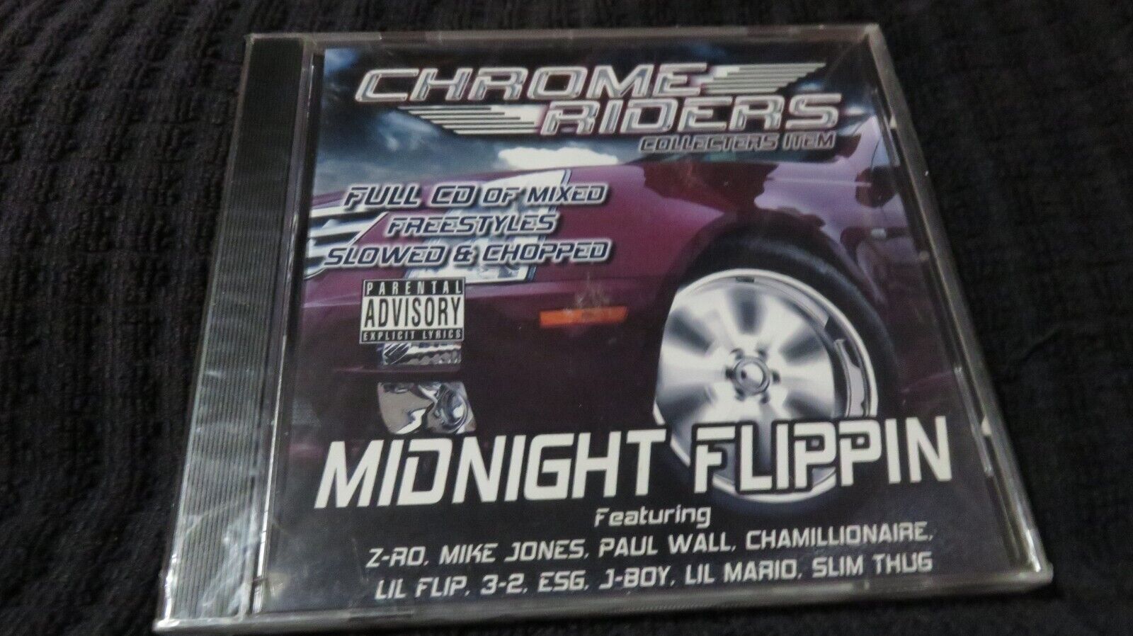 Chrome Riders – Midnight Flippin 2002 Rare Screwed Rap TX G-Funk Sealed