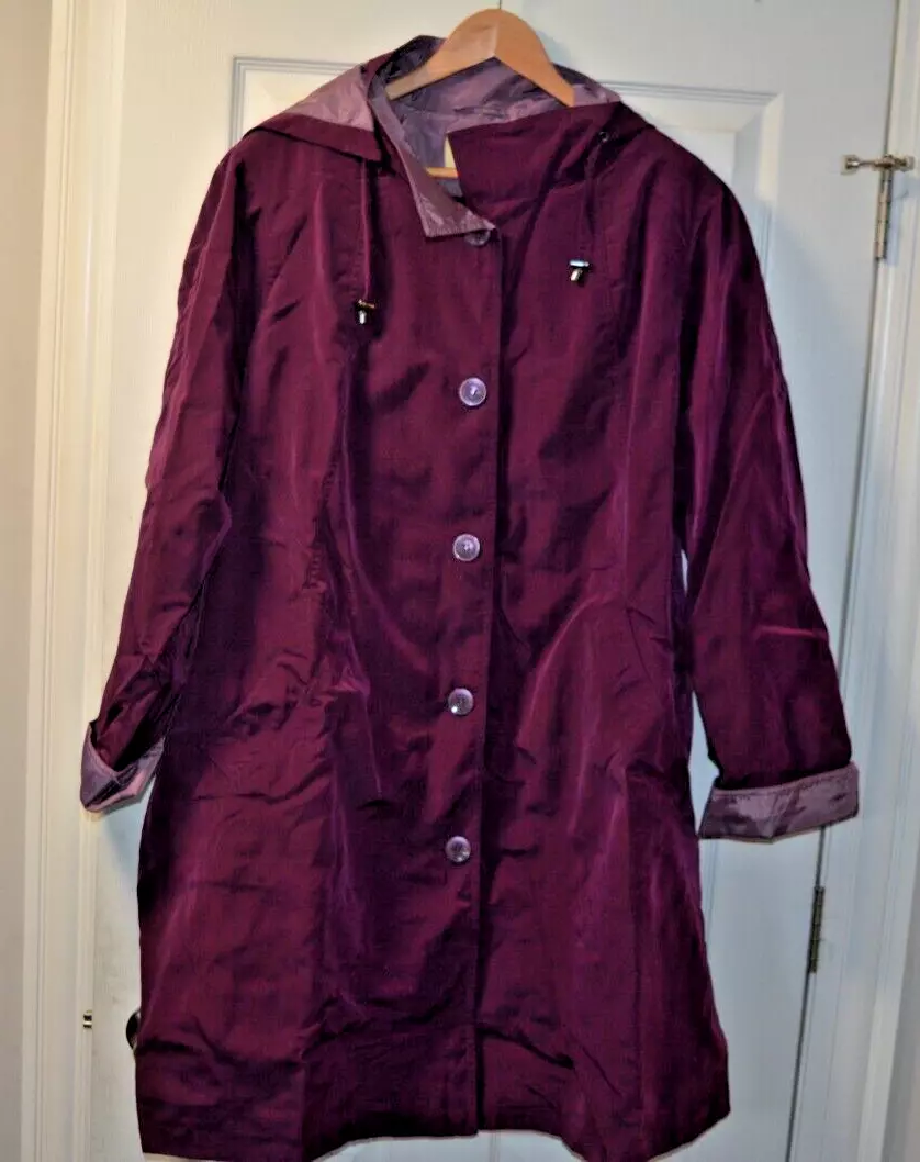 Maroon raincoat 2025