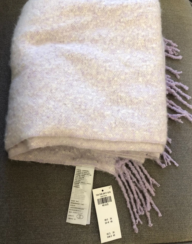 Bufanda gruesa con flecos Abercrombie Fitch para mujer Foto 2 de 3