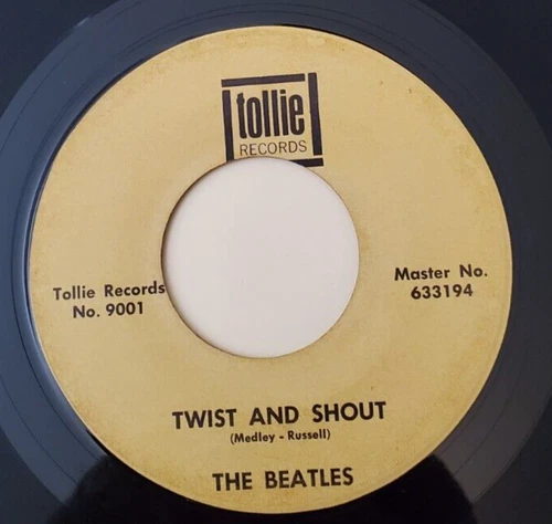 Beatles  TWIST AND SHOUT  (EARLY ROCK N ROLL  RARE  45) #9001 PLAYS VG++