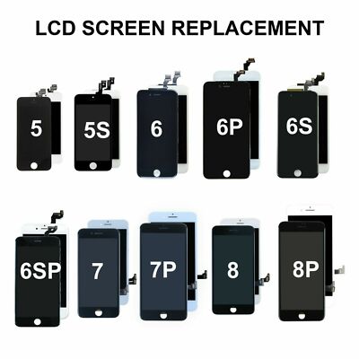 Für iPhone 5 5S 6 6S 7 8 Plus SE2 Ersatz LCD Touchscreen Display Digitizer