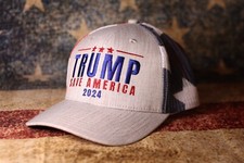 Donald Trump Save America 2024 Hat Trump '24 Patriotic USA Flag Snapback Cap