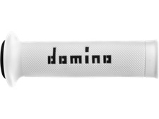 Domino "MotoGP" Sportbike Grips White/Black  Open 