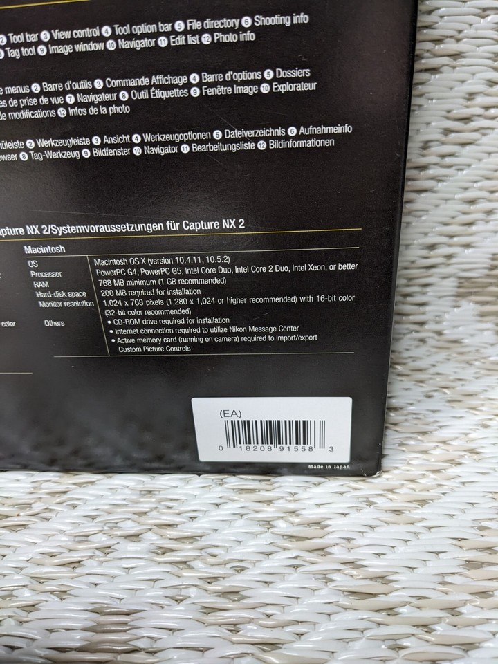 Nikon Capture NX2 Photo Editing Software Software Sealed CD eBay