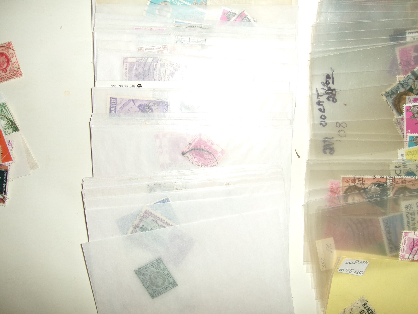 100s OF HONG KONG STAMPS BRITISH COMMONWEALTH COVER UNCHECKED