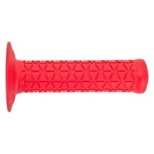 OLD SCHOOL BMX AME Tri Grips RED Bike Bicycle Grips PAIR with sticker