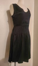 NWT Foreign Exchange FE Premium Silk Little Black Cocktail Dress LBD - Medium