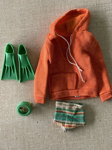 Vintage 1964 Barbie Ken's #1406 "Skin Diver" Outfit #1408