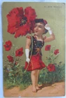 Chromo Au Bon Marche poppy girl