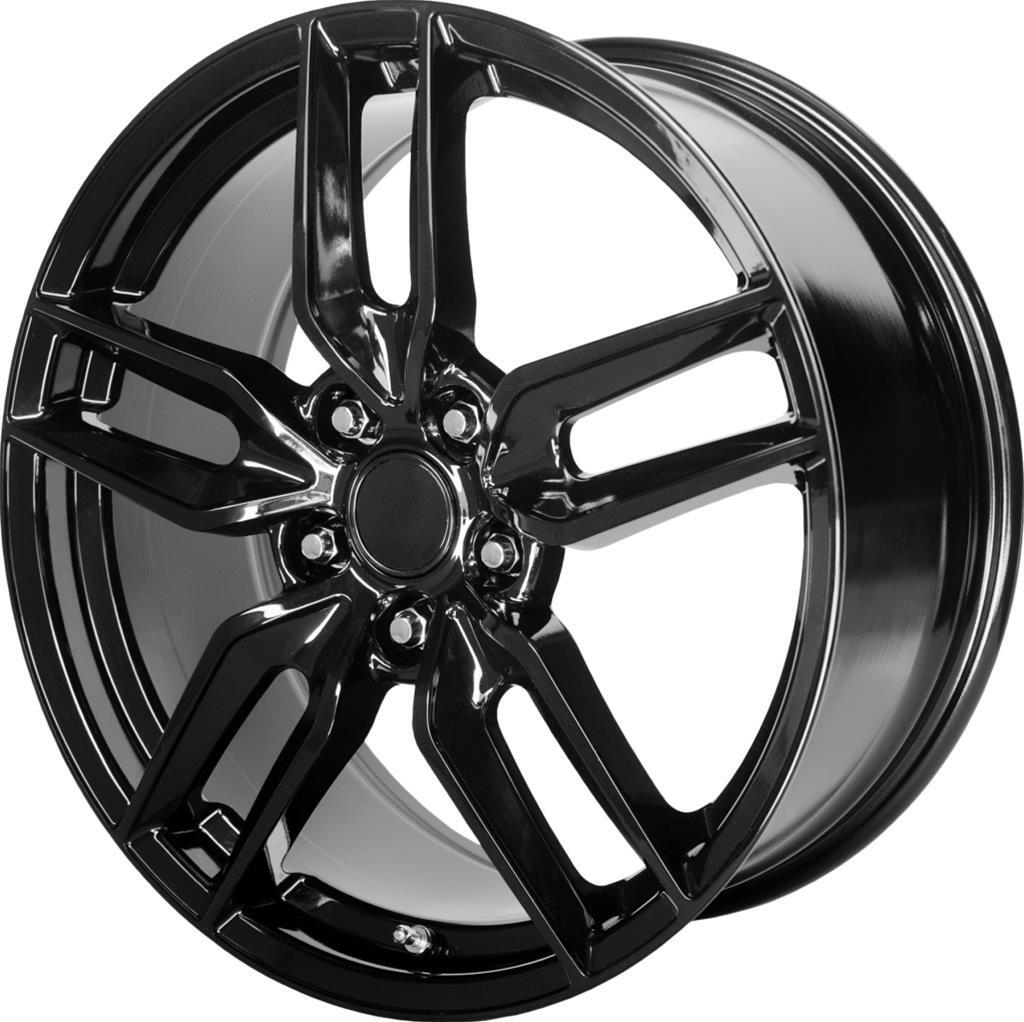 19x8.5 +56 F, 19x10 +78 R, Performance Rep PR160 5x4.75 Black Wheels (Set of 4)