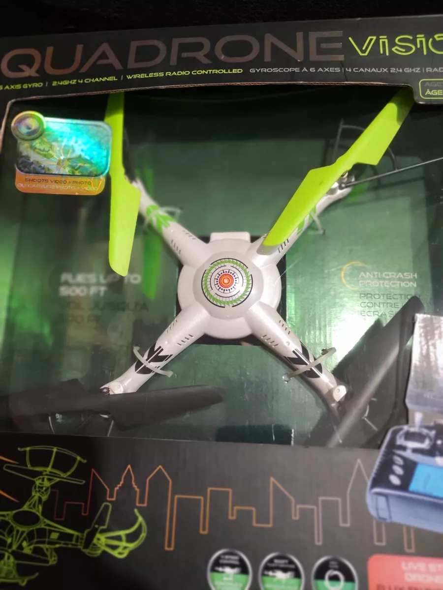 Quadrone VISION QUADCOPTER DRONE 4 CHANNEL 6 AXIS GYRO CAMERA LIVE STREAM