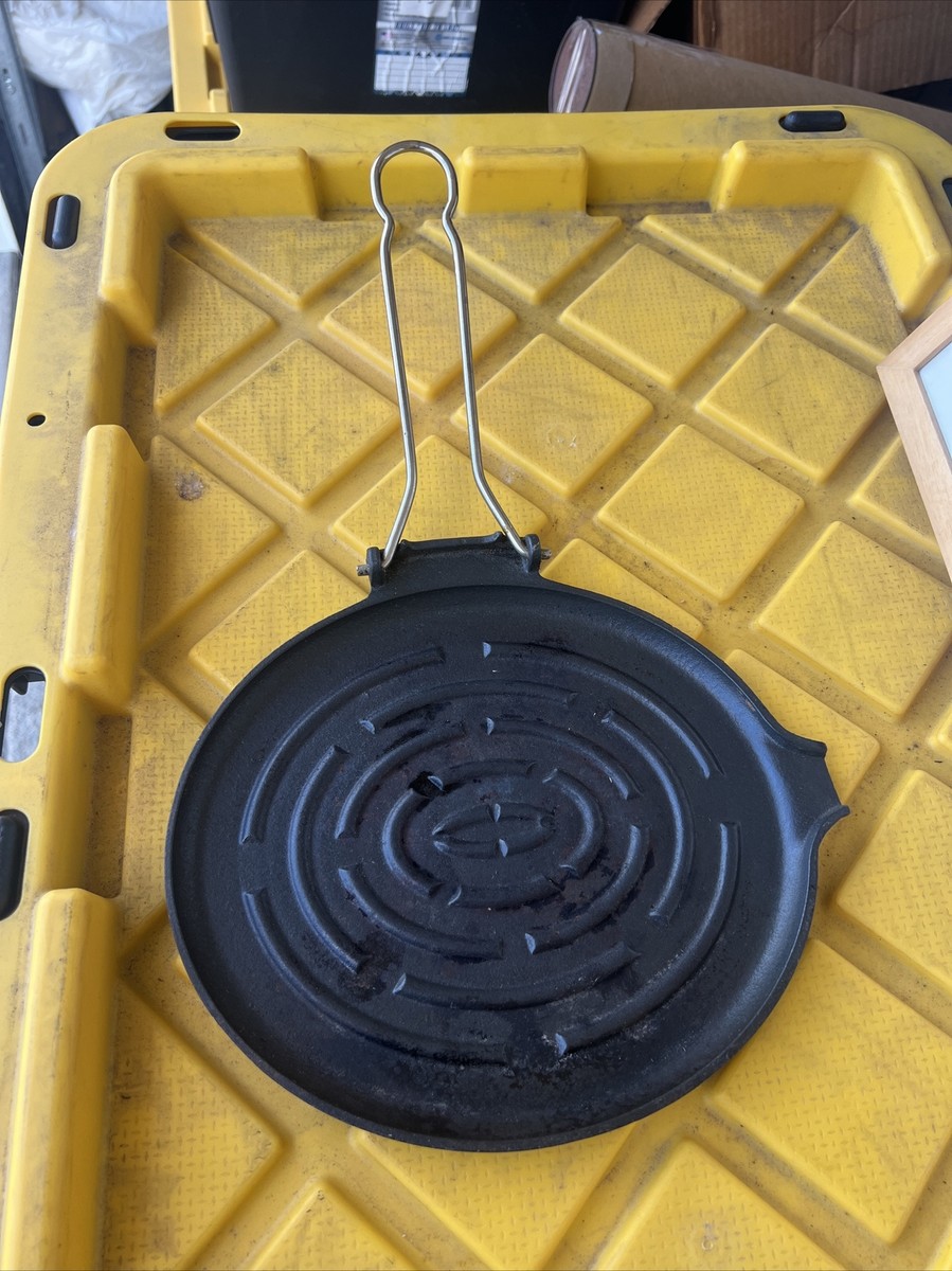 COUSANCES フォンデュコンロ Vintage Cousances Le Creuset cast iron griddle skillet pan folding