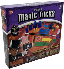 75 Amazing Magic Trick Set - Includes Magician's Wand