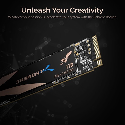 SABRENT Rocket Nvme PCIe 4.0 M.2 2280 SSD Maximum Performance (5000 MB/s) - Afbeelding 2 van 38