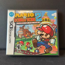 Mario vs. Donkey Kong 2 Nintendo DS Manual Case Insert NTSC-U/C NTR GameMario vs