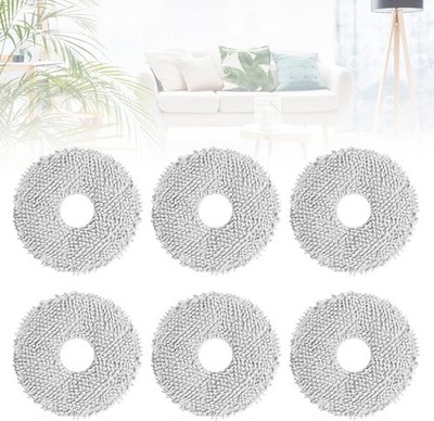 Wischpads für Dream L10s Ultra Waschbar Mop Pads 6 Stück für Saugroboter