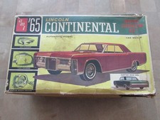 Vintage 1965 65 Amt Lincoln Continental Hardtop Customizing Kit Parts Box Lot