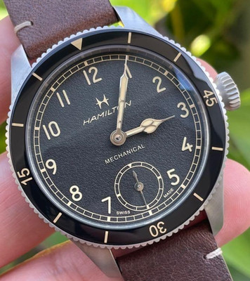 Hamilton Herren/Unisex Uhr Khaki Pilot Pioneer Ref. H76719530 NEW FULL SET