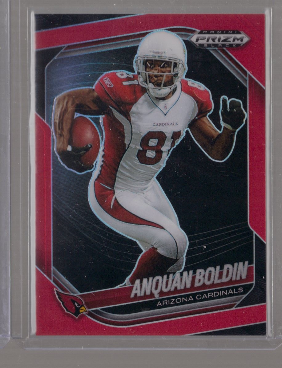 2025 Panini Prizm Black #2 Anquan Boldin Prizms Red #/299