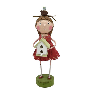 Lori Mitchell Swing into Spring Collection Birdy's House Figurine 15515