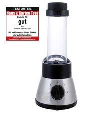 MIA Smoothie Maker 400W, Edelstahl Mixer To-Go Mixbecher 500 ml Cocktails Shaker