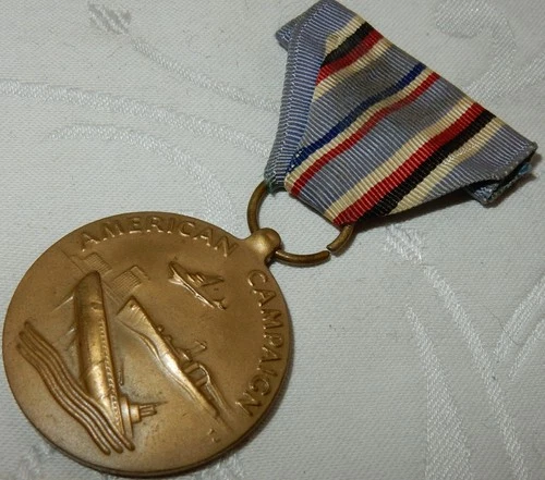 WW2 US AMERICAN CAMPAIGN MEDAL MILITARY UNITED STATES WORLD WAR II