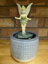 Rare Disney Slotz Tinkerbell Resin Garden Pot Planter