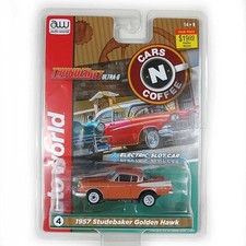 Auto World 1957 Studebaker Golden Hawk Cars n Coffee Thunder Jet HO Slot Car