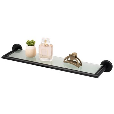 bremermann Bad-Serie PIAZZA BLACK - aus Glas und Edelstahl matt schwarz
