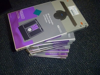 17 HP Rewritable Optical Disk 1.3 GB Magneto-Optical  used