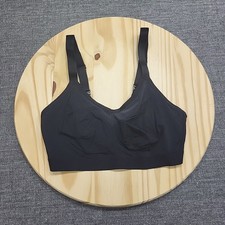 Women's Smooth Micro Extra Support Wireless Bralette Large Size Black