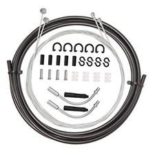 Universal Bike Brake Cable Housing Kit With 1 Set Bicycle Brake Line, 2 Pieces