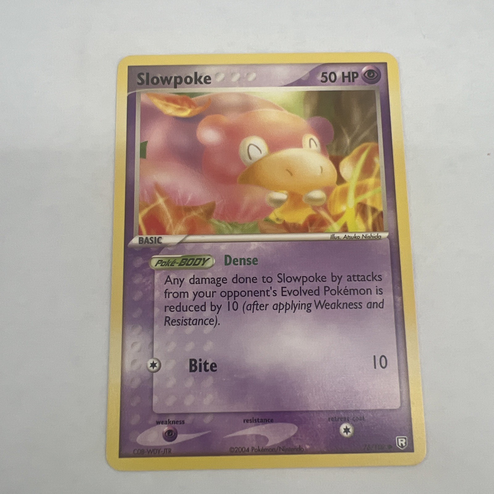 Slowpoke 76/109 Common EX Team Rocket Returns Pokemon