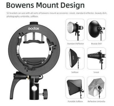 Godox S2 Bowens Mount S-Typ Halterung Für Godox V1 Ad200Pro AD200 Ad400Pro V860I