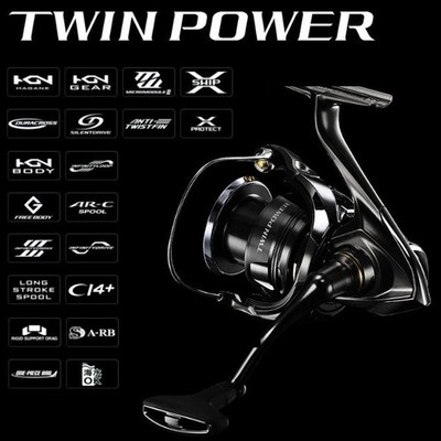 SHIMANO TWIN POWER C5000XG リール SHIMANO 24 Twin Power C5000XG Spinning Reel Saltwater Japan for