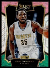 2015-16 Select Tri-Color Prizms Kenneth Faried Denver Nuggets #56
