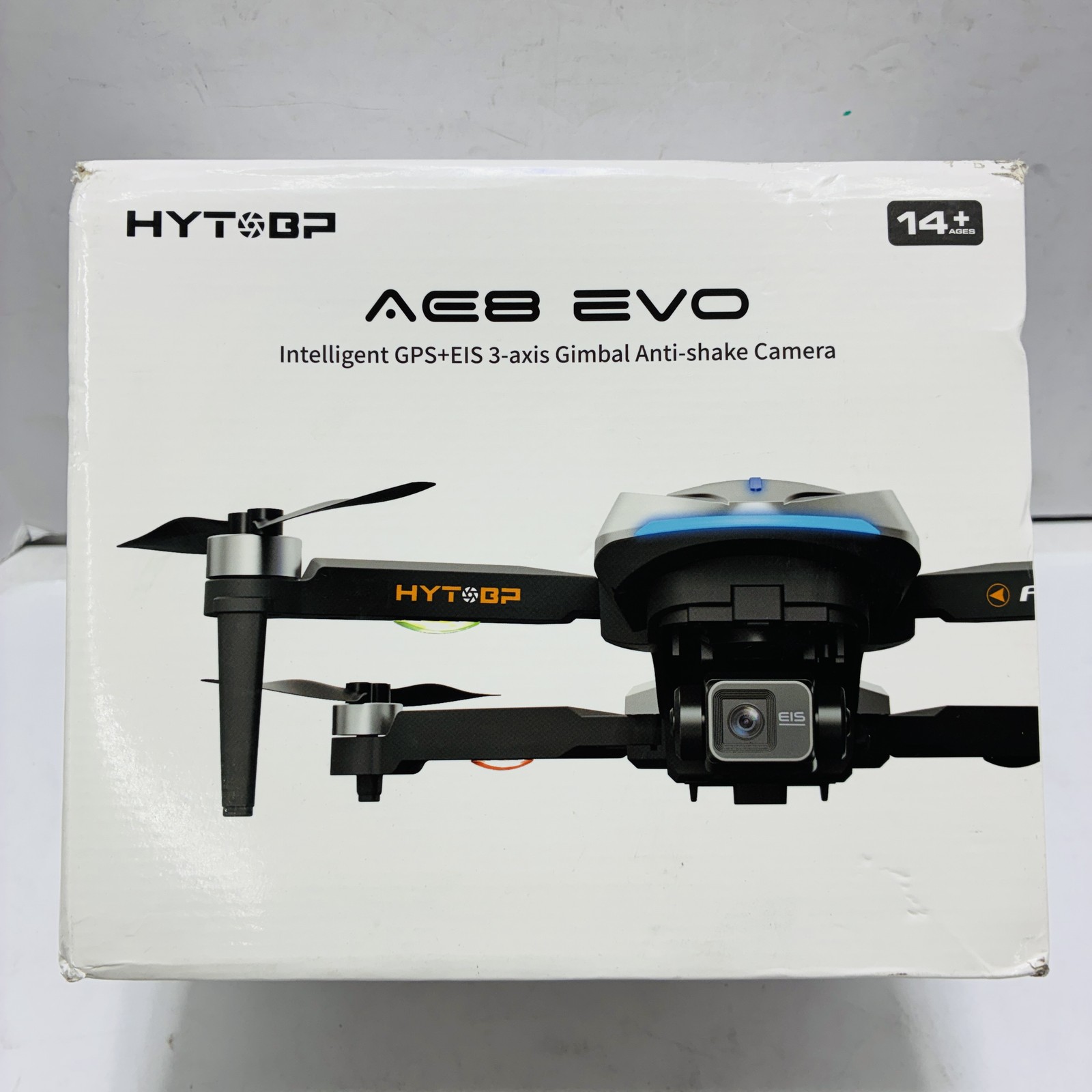 HYTOBP AE8 GPS Drone Brushless Motor 3-Axis Gimbal EIS Drones with Camera 4K/30F