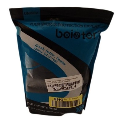beister Kompression Ellenbogenbandage für Herren & Damen (2 Stück), Dicker Armba