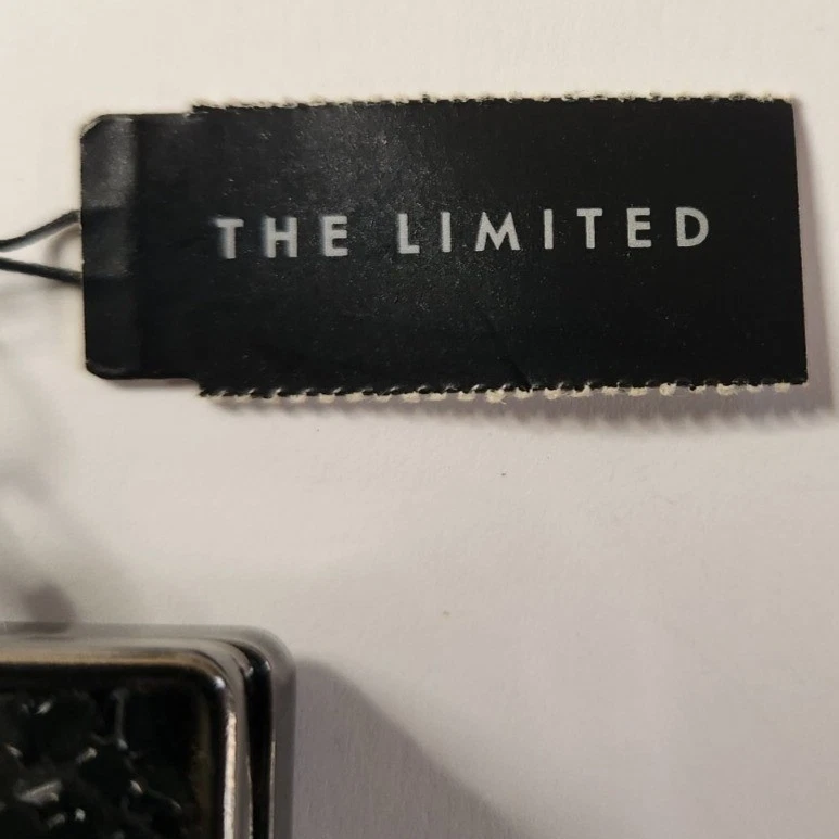 Black Sequin Evening Bag Chain Strap Satin Interior The Limited NWT party  - Image 3 of 4