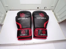 8 oz. Sanabul Black & Red Training Martial Arts/Boxing Gloves