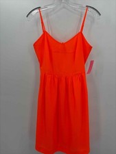 Pre-Owned J Crew Orange Size 0 Short Sleeveless Dress