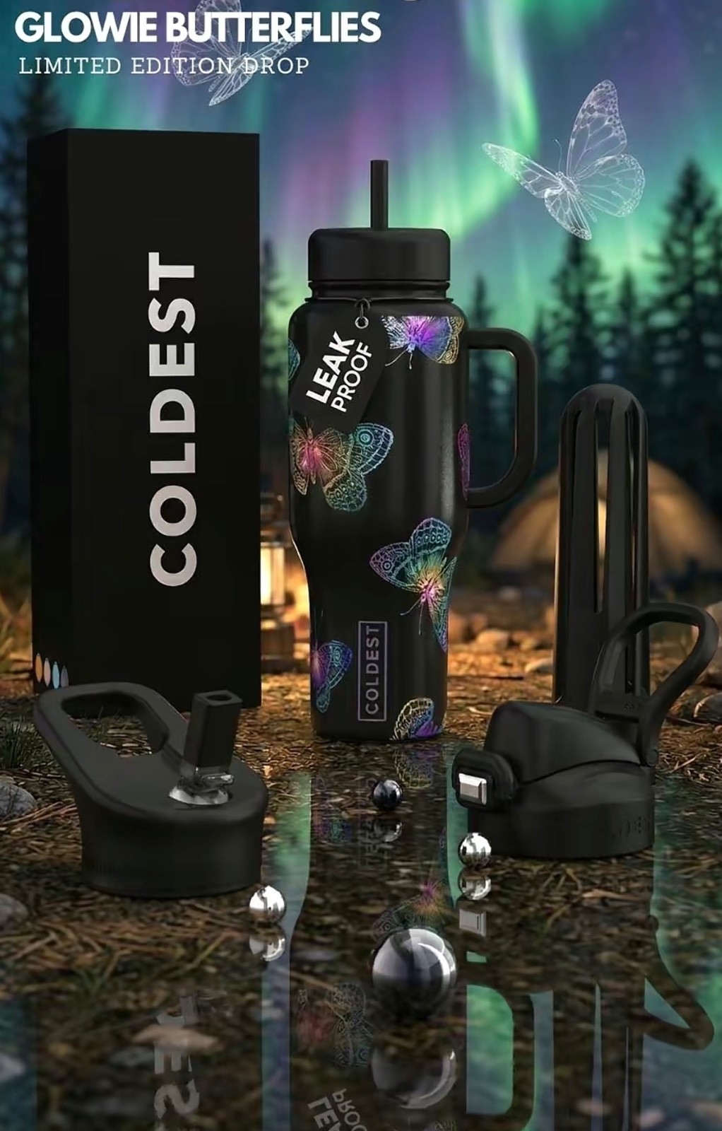 LAST ONE SALE Coldest 36oz Limitless GLOWIE BUTTERFLIES , 3L